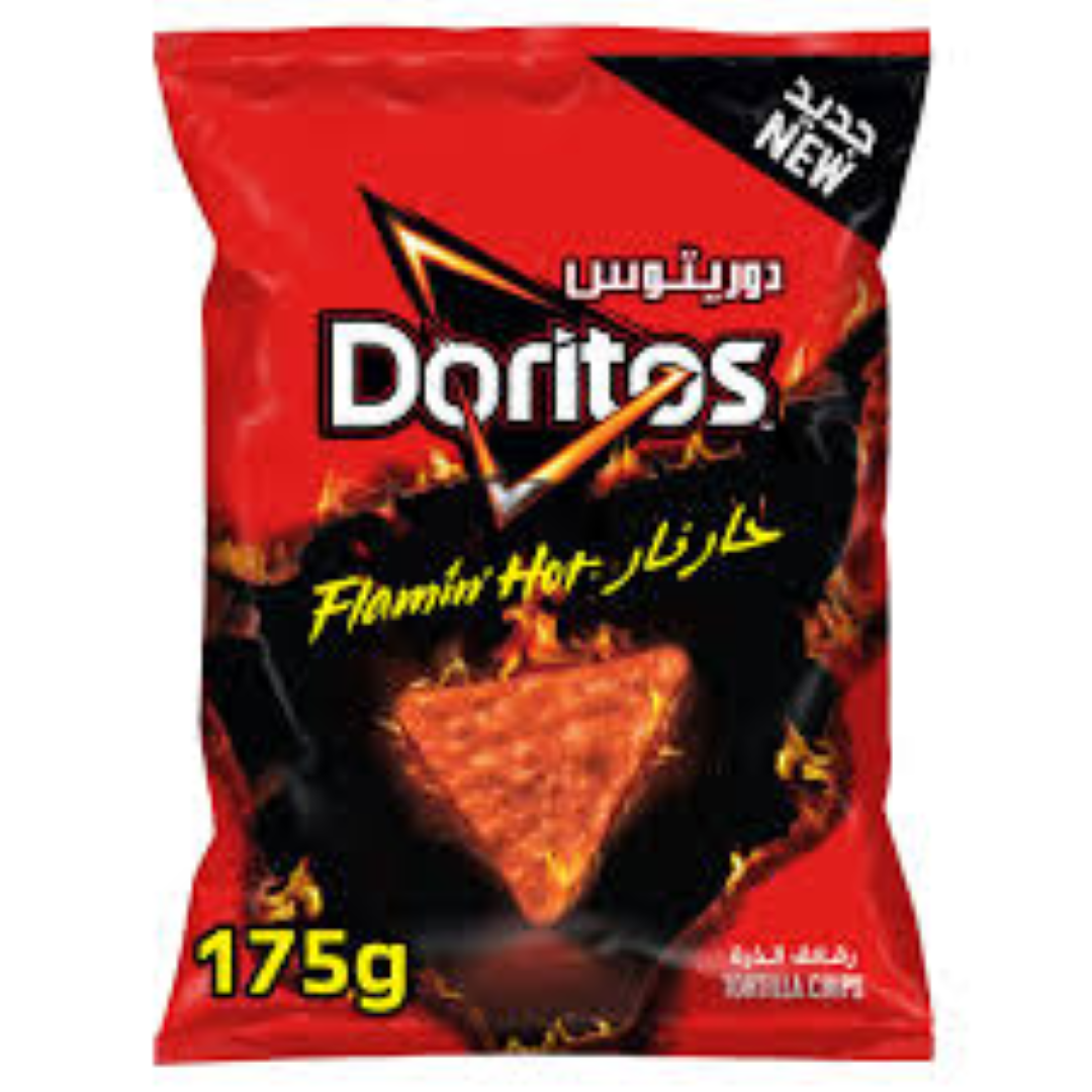 DORITOS FLAMIN HOT CHIPS 195G